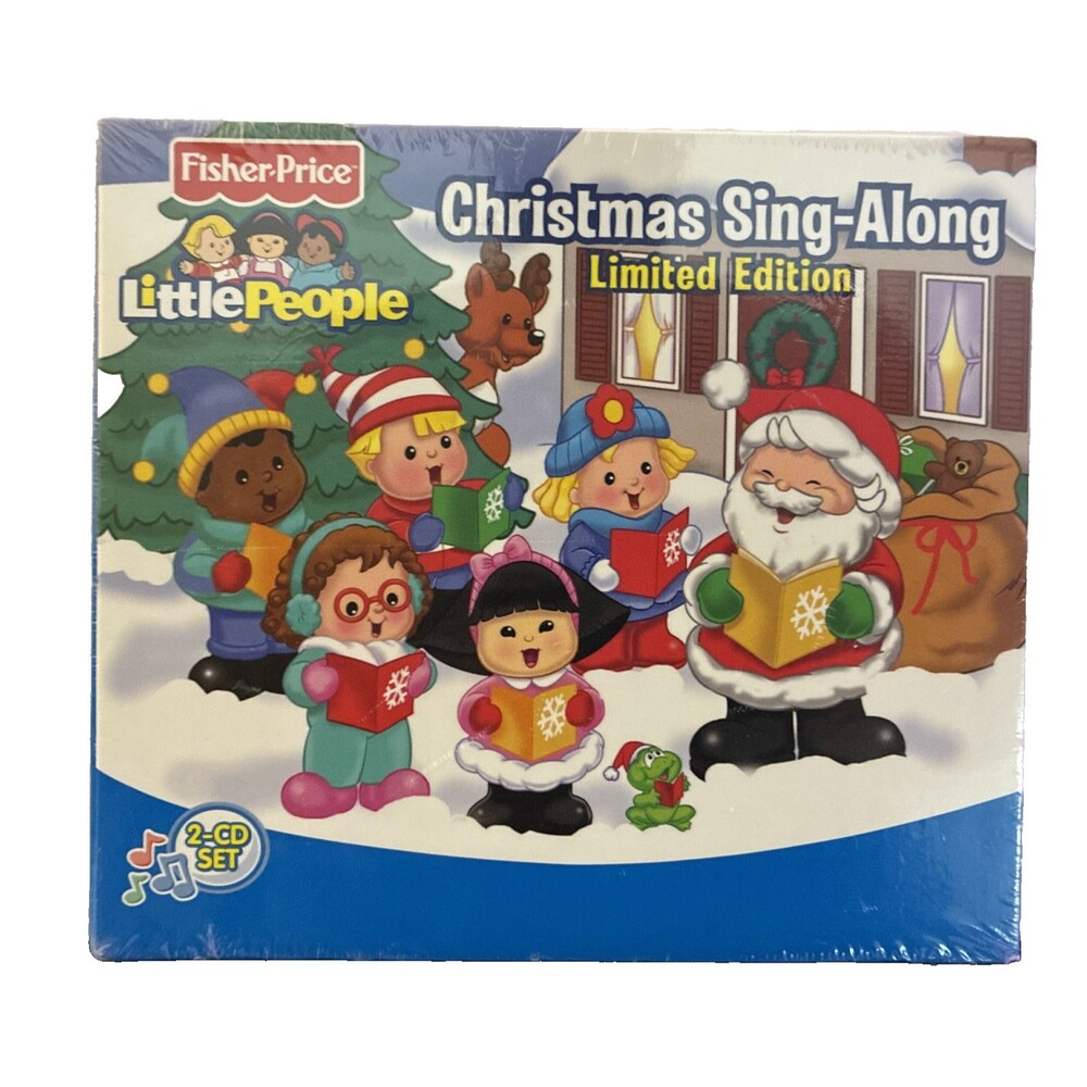 Fisher Price Little People Christmas Sing-Along Songs Music CD Limited Ed 2010